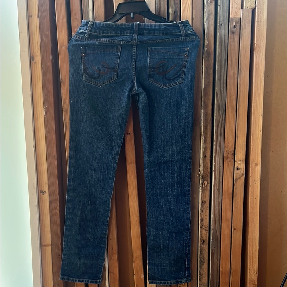 Express Blue Straight Leg Jeans